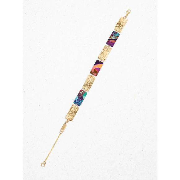 NEW HOLLY YASHI women's lana talisman bracelet in amber wave - Picture 1 of 4